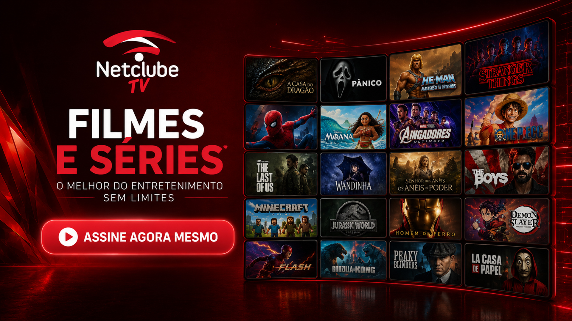 Filmes e séries NetClubeTV — assine agora mesmo